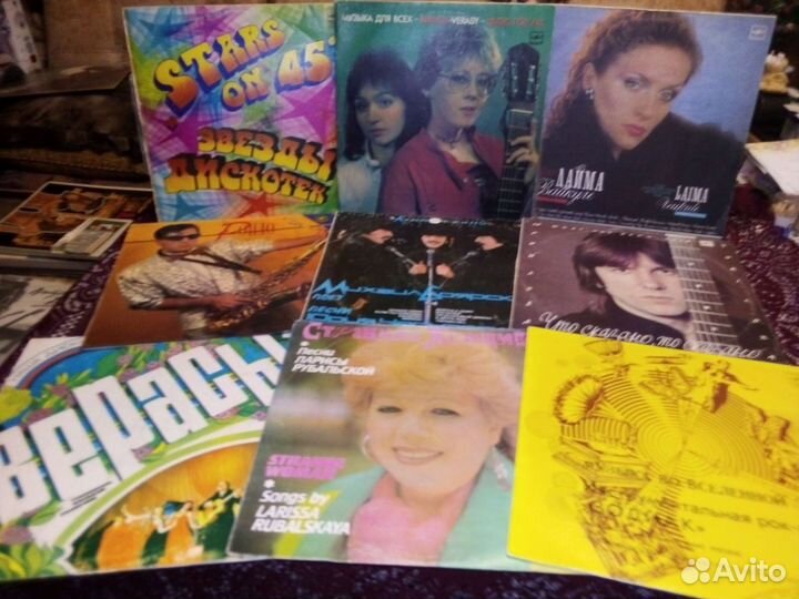 Виниловые пластинки СССР