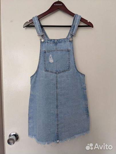 Джинсовый сарафан pull&bear