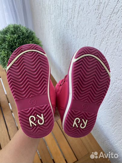 Ботинки демисезонные для девочки 25 размер