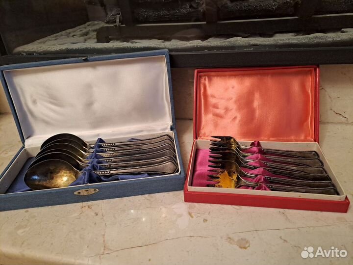 Столовые приборы(вилки, ложки) мельхиор