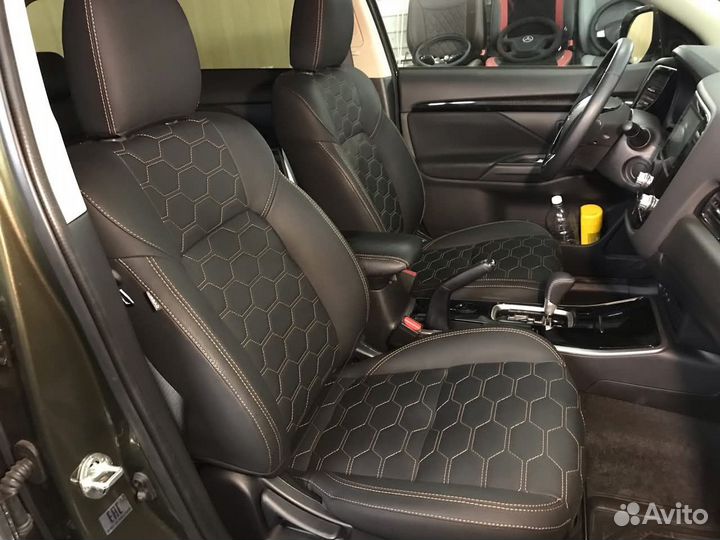 Чехлы на Mitsubishi Outlander 3 рестаилинг