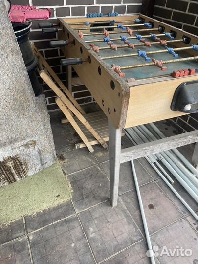 Настольный футбол на улице