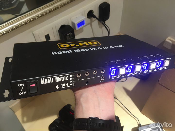 Hdmi матрица Dr.HD Dr.HD 4х4 RK HD 3D Professional