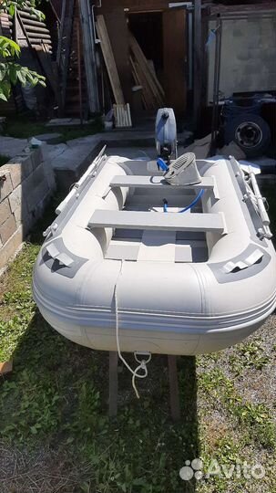 Надувная лодка пвх с мотором 2