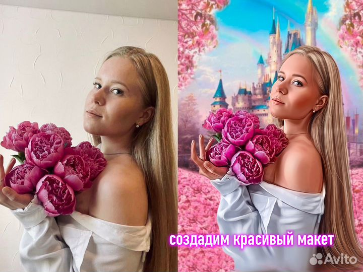 Портрет по фото на холсте на заказ Нижний Новгород