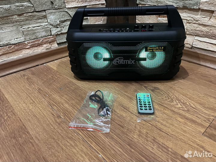 Колонка порт. Ritmix SP-610B черный 20W 2.0 BT/3.5