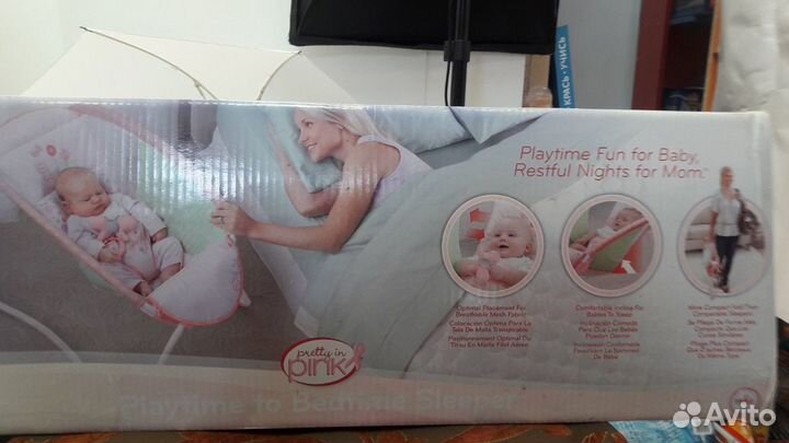 Слипер Bright Starts Добрые сны, розовый