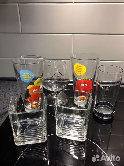 Стаканы, бокалы