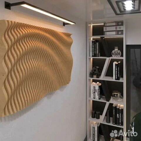 Панно из дерева. Декор стен. Стена