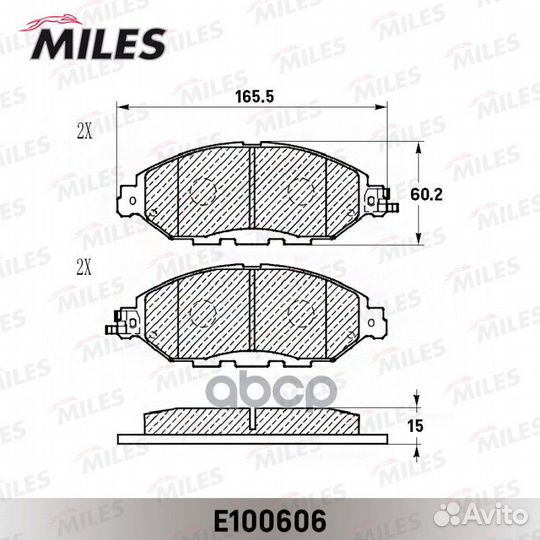 Колодки тормозные nissan pathfinder 14/infinit