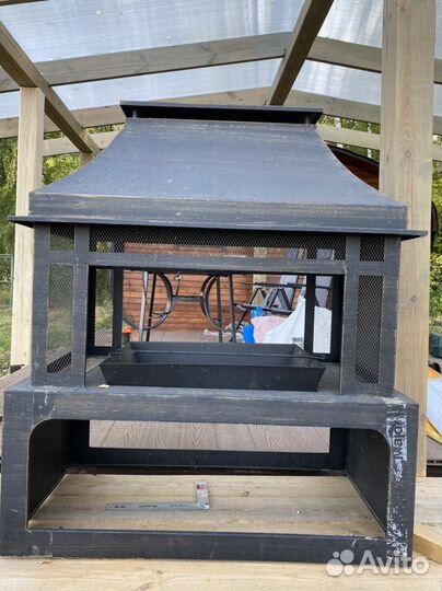 Уличный камин