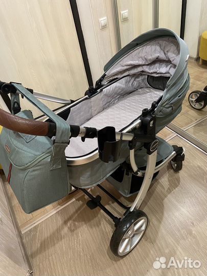 Коляска 2 в 1 luxmom 608