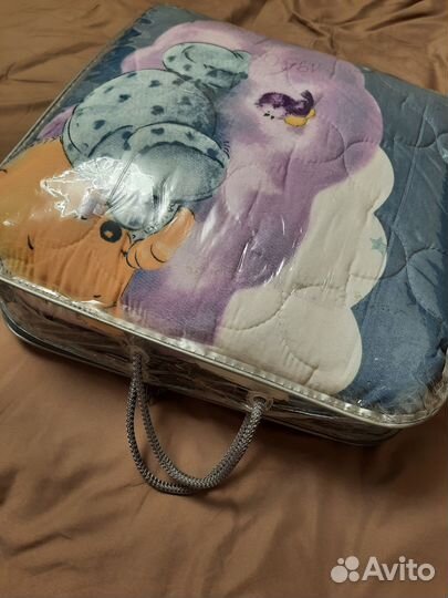 Детский комплект 150 200 одеяло,простынь,наволочка