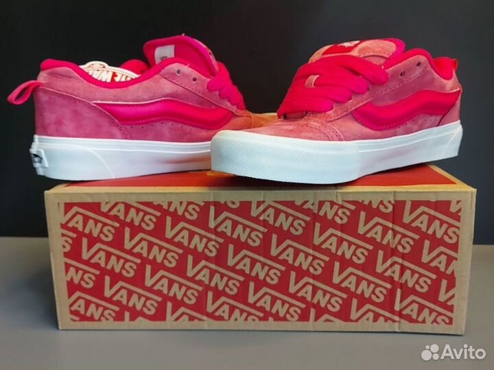 Vans Knu Skool Дутыши Розовые Pink