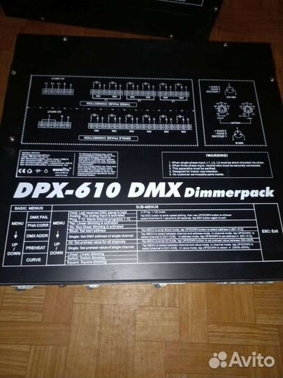 DPX-610 DMX dimmerpack