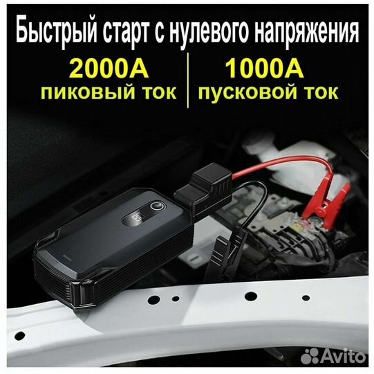 Baseus Max Jump Starter 20000mAh 2000A (новые)