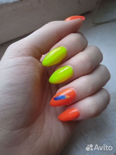 Маникюр наращивание ногтей