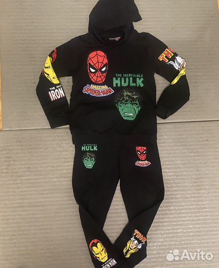 Костюм трикотажный скелета,костюм Marvel