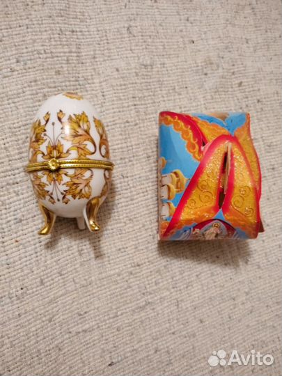 Шкатулка яйцо