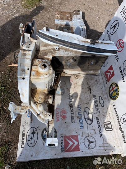 Лонжерон передний правый Hyundai Solaris седан