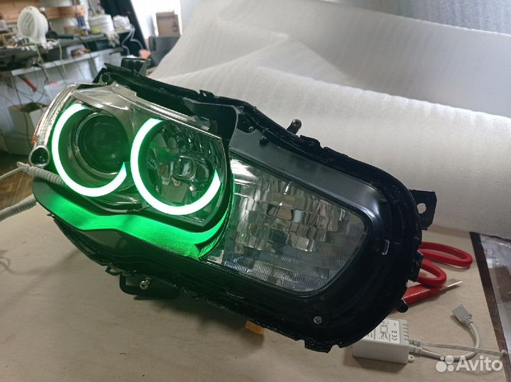 Ангельские глазки на Mitsubishi Lancer 10