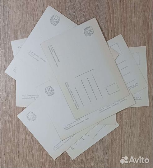 Волга, набор из 12 открыток 1964 года