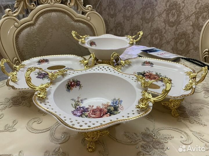 Посуда золотая