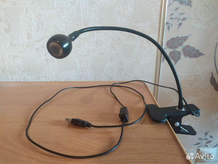 USB фонарик лампа с креплением