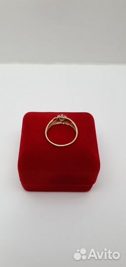 Е.Ц. Кольцо с камнем, золото 585 (id 65577)