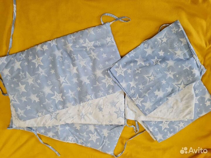 Бортики+постельное в детскую кроватку