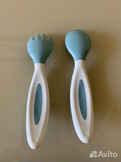 Набор вилка+ложка фирмы Beaba для малыша