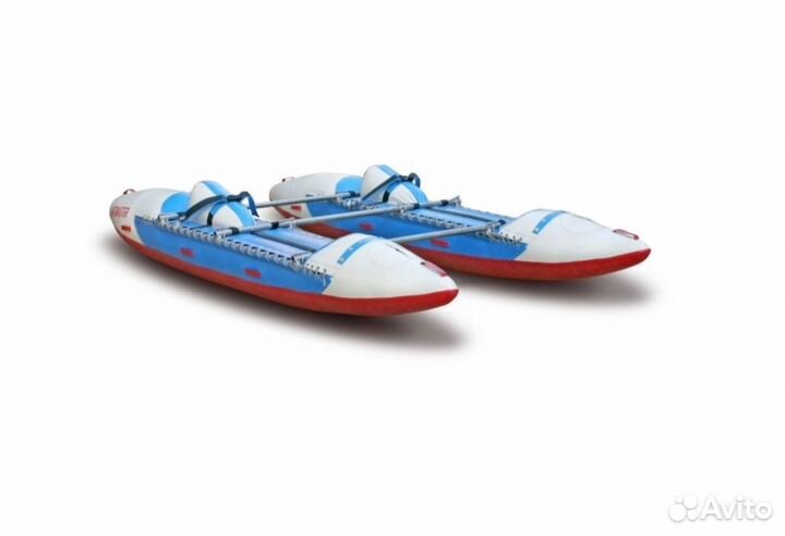 Катамаран для сплава по горной реке