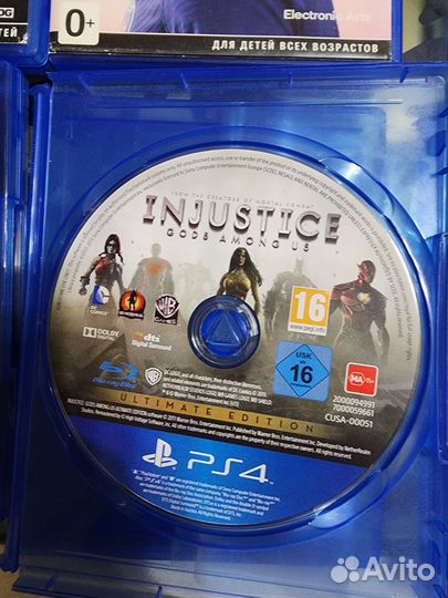 Игровые диски на ps4