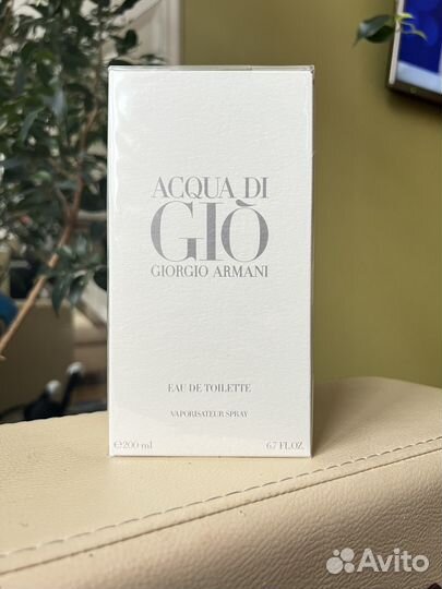 Armani aсqua di gio edt 200 мл