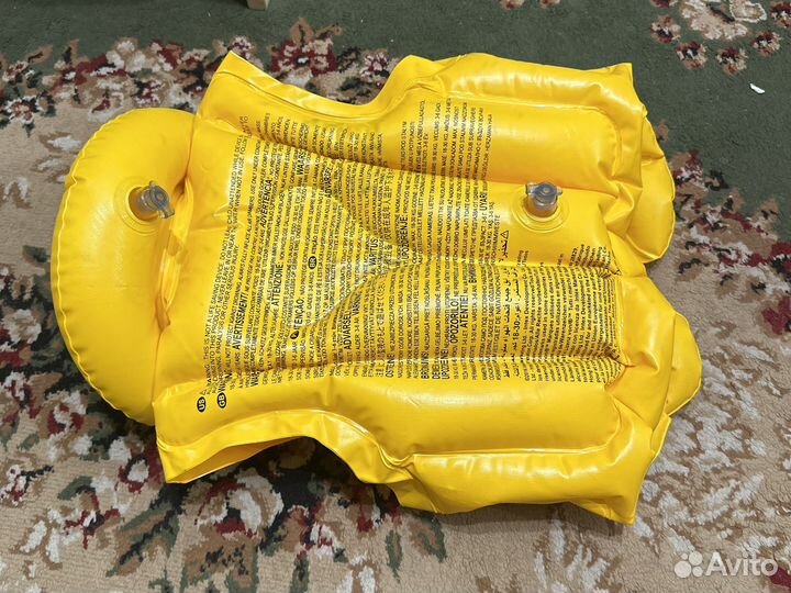 Жилет надувной intex pool school
