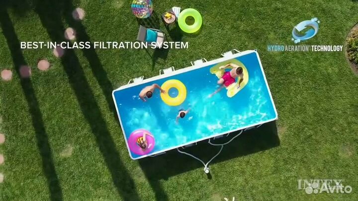 Огромный Каркасный Бассейн 400X200X122 intex 26790