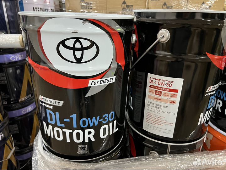 Масло мотороное toyota 0w30 DL-1 Diesel. Япония