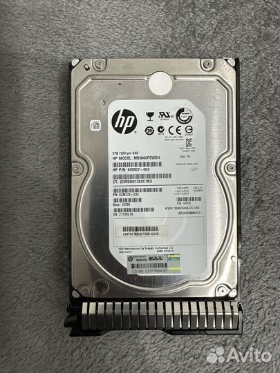 HP MB3000fcwdh 3TR 100% рабочий