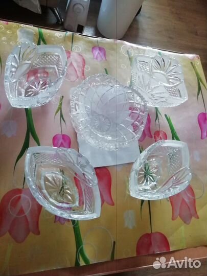 Вазочки-хрусталь