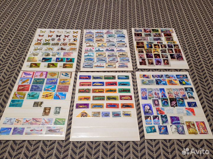 Коллекция советских марок различной тематики