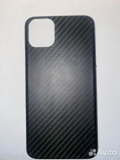 Чехол на iPhone 11 pro max pitaka из карбона