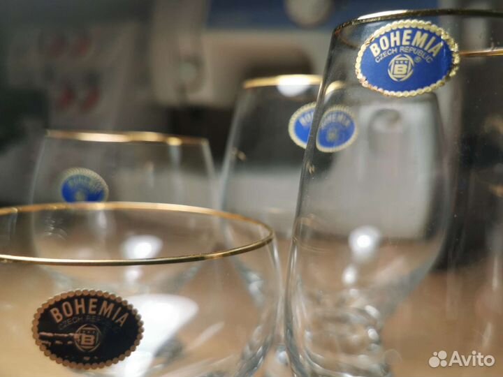 Фужеры бокалы богемия