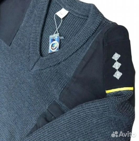 Пуловер, джемпер вязаный,гауптманн Бундесвер, р.54
