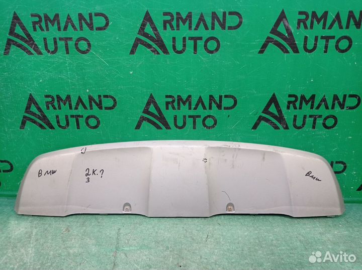 Накладка юбки бампера задняя Bmw X6 E71 2007-2012
