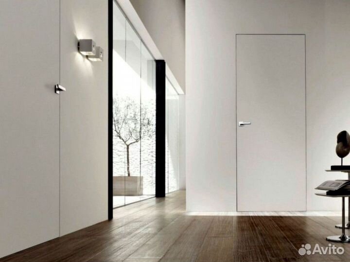Двери межкомнатные скрытые под покраску, отделку