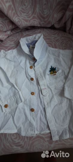 Рубашки на мальчика 80