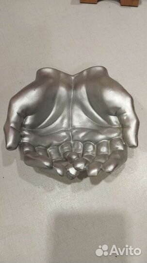 Ладони Давида. Кашпо.гипс