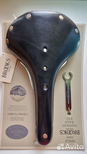 Велосипедное седло Brooks Flyer black