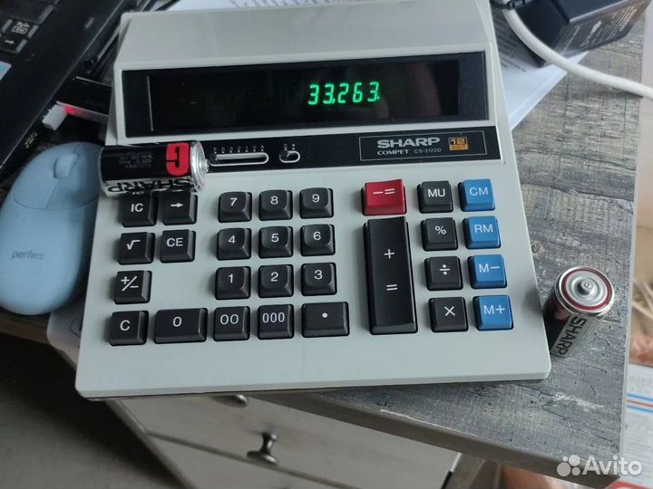 Sharp CS-2122D калькулятор СССР
