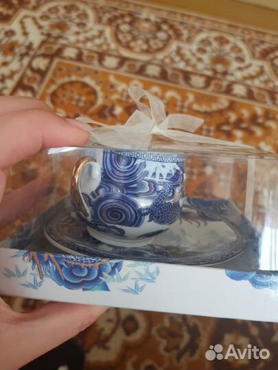 Подарочный набор кружка-блюдце